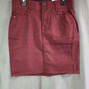 Apt. 9 Women's Maroon Pencil Skirt